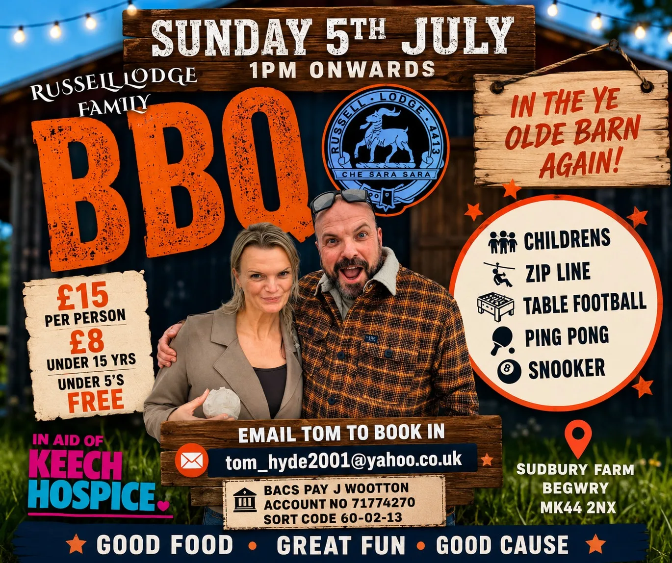 Russell Lodge Summer BBQ 2026